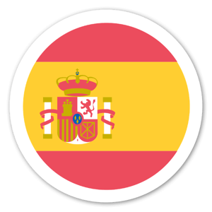 Espanjan lippu tarra