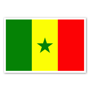 Senegalin lippu tarrana