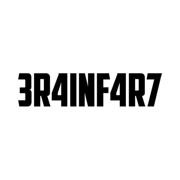 Brainfartin logo kirjoitettuna muotoon 3R4INF4R7